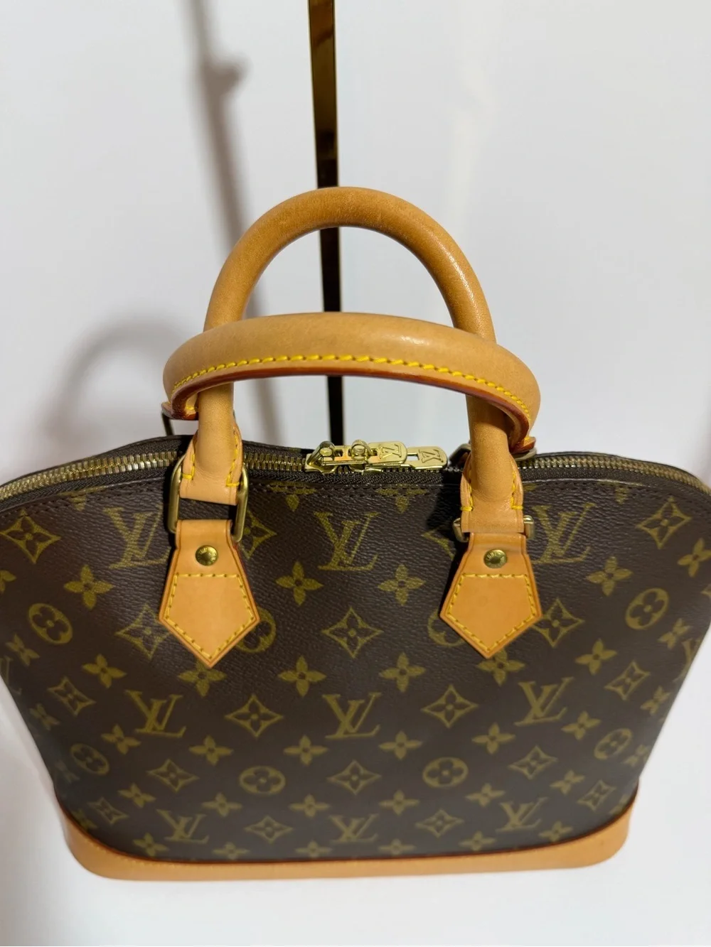 Louis Vuitton Brown Monogram Alma PM